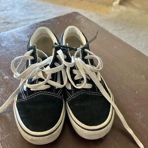 Vans Black and White Classic Sneakers
